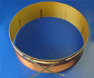 Edge wise voice coil